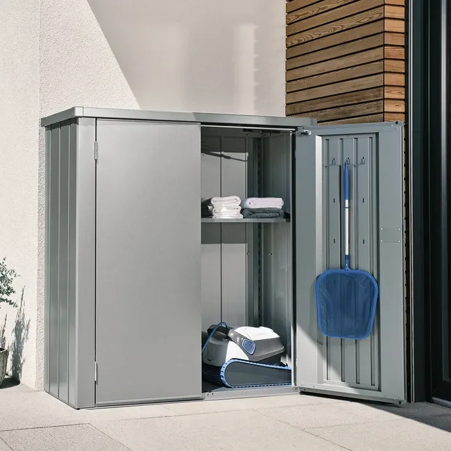 Outdoor Schrank aus Metall - Terrassenschrank kaufen von Biohort
