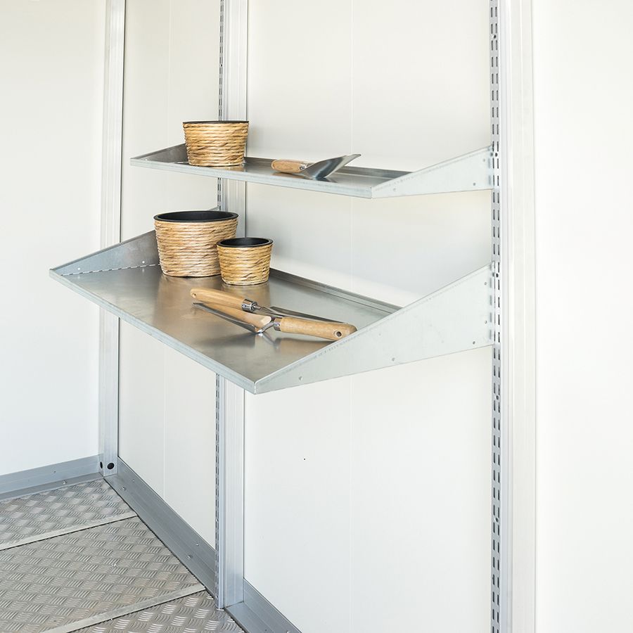 Biohort Set de 2 étagères pour Armoire à outils 24,5 x 72 cm