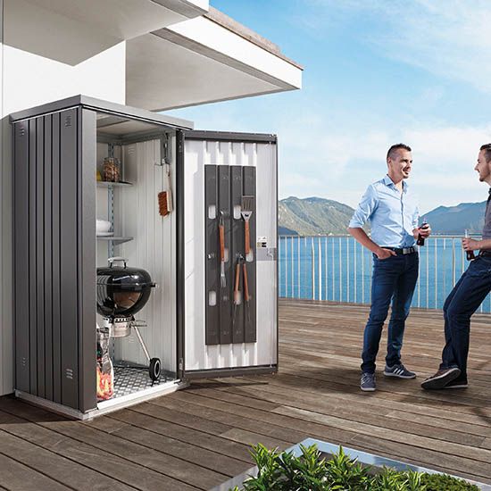 Gartenschrank aus Metall Geräteschrank von Biohort Biohort Luxemburg
