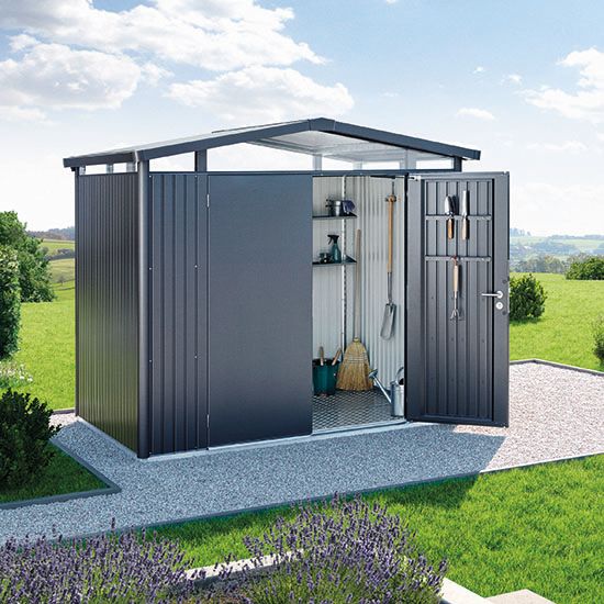 Gartenschuppen aus Metall moderne Gerätehäuser von Biohort Biohort