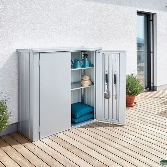 Outdoor Schrank aus Metall Terrassenschrank von Biohort Biohort