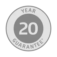 Button - 20-year guarantee
