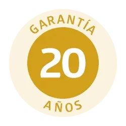 Botón - 20 años de garantía