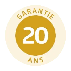 Bouton - 20 ans de garantie