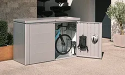 Fahrräder, Roller & co sicher verstaut
