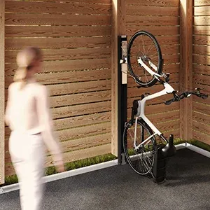 BikeLift in einem Carport