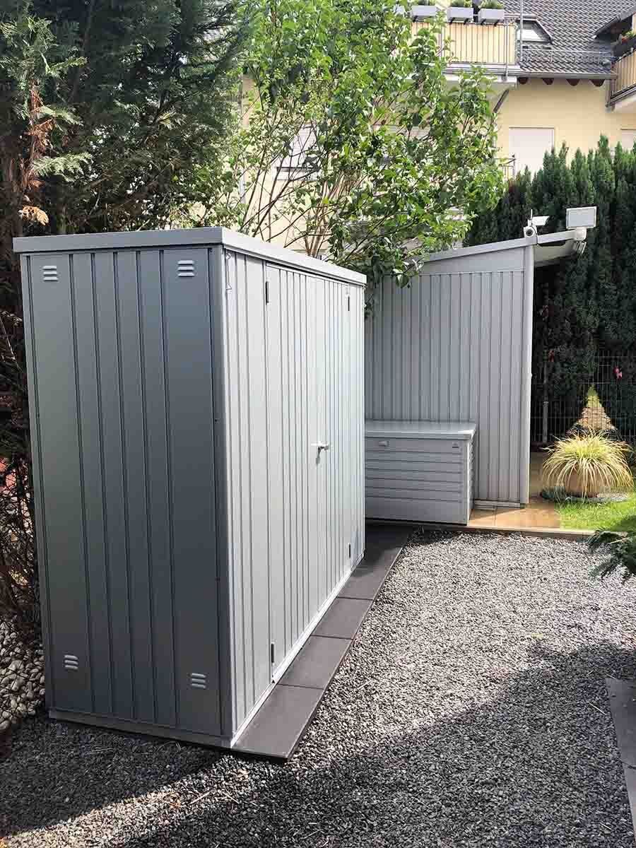 Gartenschrank aus Metall Geräteschrank von Biohort Biohort Österreich