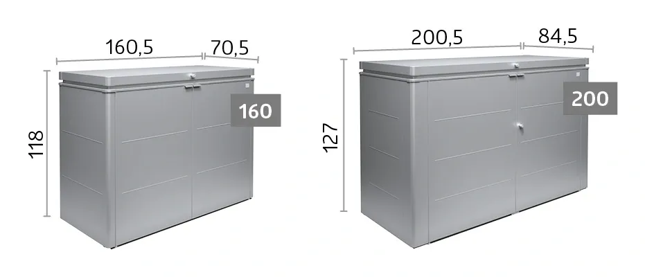HighBoard Gr&ouml;&szlig;enskizze