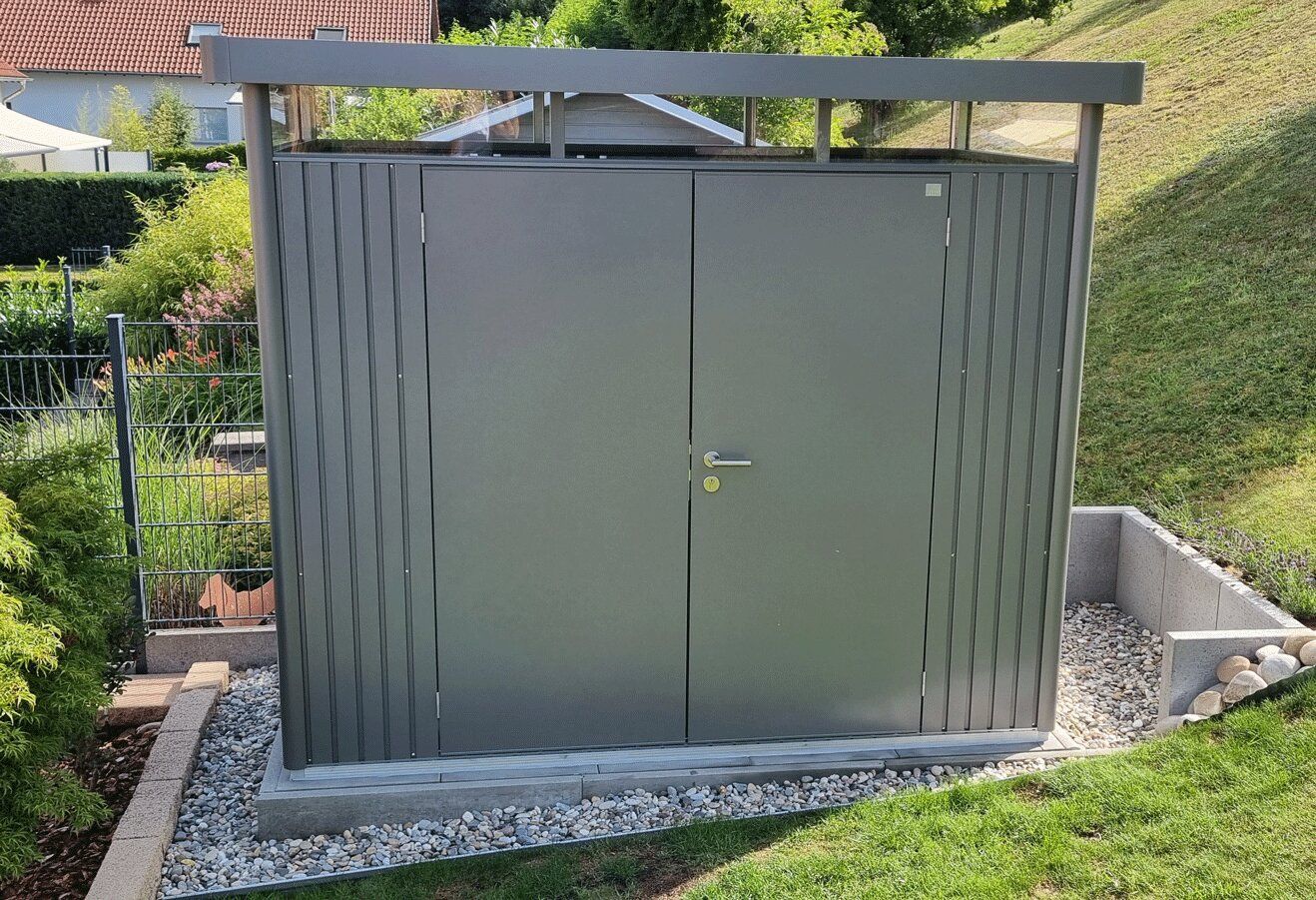 Gartenhütten aus Metall von Biohort