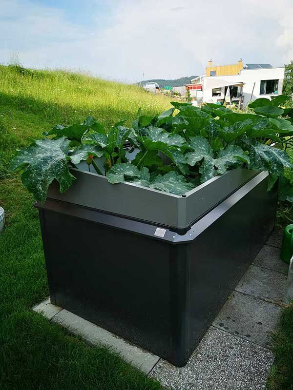 Hochbeet aus Metall modern & mit Abdeckung Biohort Biohort Deutschland
