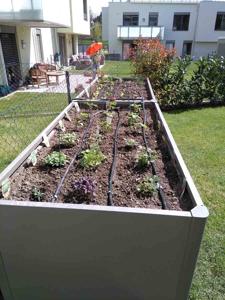 Hochbeet aus Metall modern & mit Abdeckung Biohort Biohort Deutschland