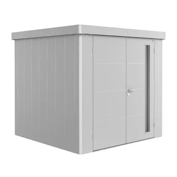 Neo silber-metallic mit Doppeltür