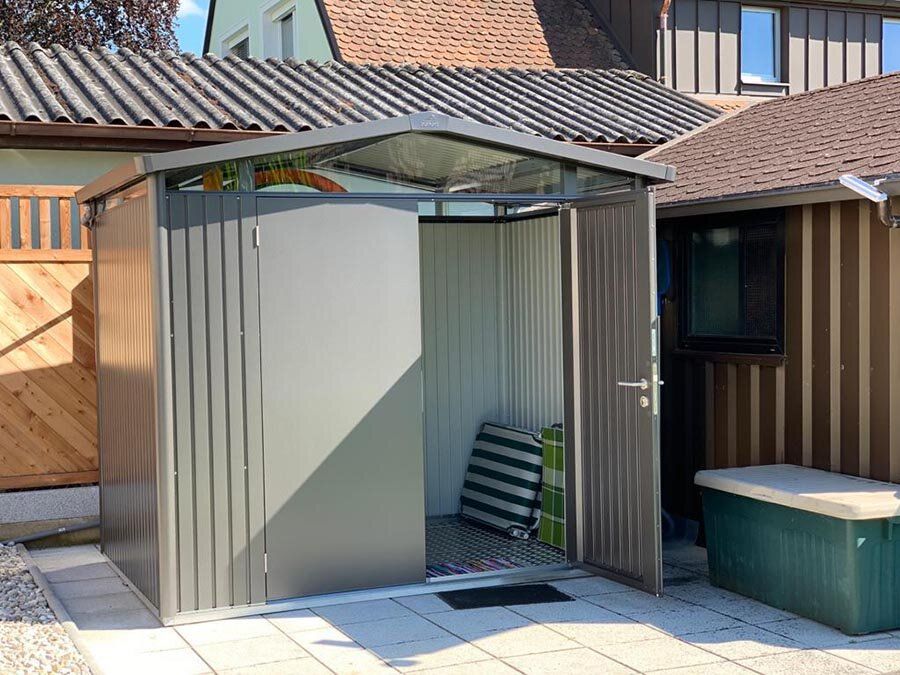 Modern storage shed & garden storage hut from Biohort - Biohort United ...
