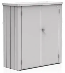 Romeo Terrassenschrank silber-metallic