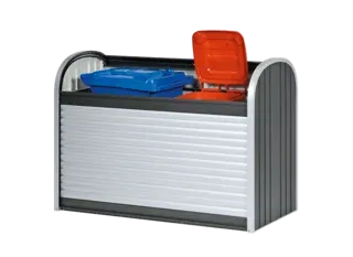 StoreMax Anwendungsbeispiel Mülltonnen