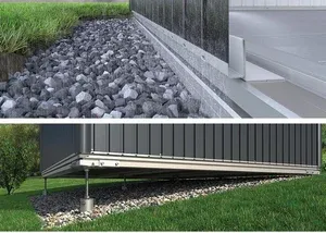 Beispielfoto Gartenhäuser aufstellen im Hang