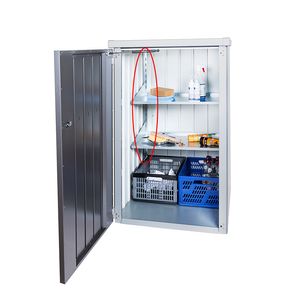 Regalsteher zu Mülltonnenbox Alex, 2 Stück Packung