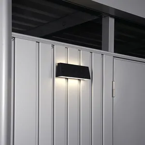 Solar light for garden shed and equipment locker