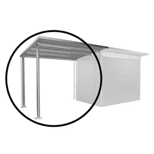 Side canopy for garden shed AvantGarde