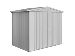 Biohort Gerätehaus Europa aus Metall in silber-metallic