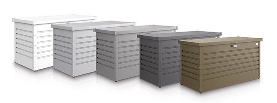 Biohort Gartenbox Freizeitbox aus Metall Farben 