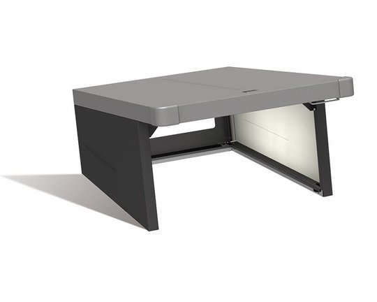 Biohort garáž pre robotickú kosačku Charly z kovu