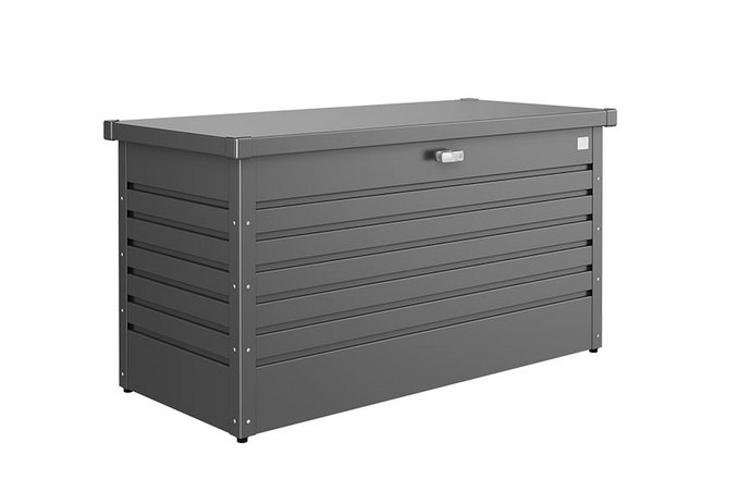 Biohort záhradný box HobbyBox z kovu v tmavosivej metalickej